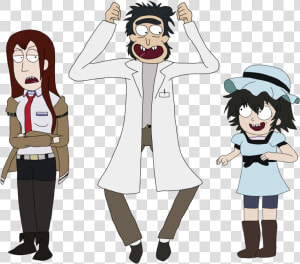 Transparent Rick And Morty   Steins Gate Rick And Morty  HD Png Download