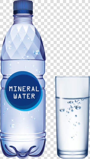 Bottled Mineral Painted Transprent   Mineral Water Clipart  HD Png Download