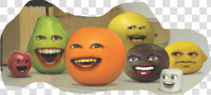  annoyingorange  orange  pear  passionfruit  apple   Annoying Orange And Friends  HD Png Download