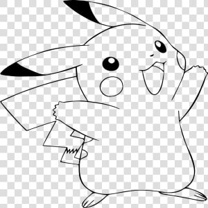 Pokemon Pikachu Coloring Page   Printable Pokemon Coloring Pages Online  HD Png Download