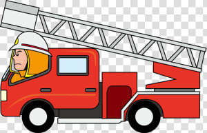 Cargo Truck Clipart Transparent   Transparent Background Fire Truck Clipart  HD Png Download