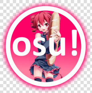 1mib  1280x1280  Osu Logos Kasane Teto By Jonathanmdful   Osu Transparent Logo  HD Png Download