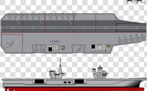 Queen Elizabeth Class Side And Overhead Views   Hms Queen Elizabeth Silhouette  HD Png Download