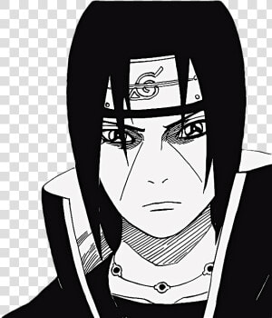 Tsunade servant    Itachi Uchiha Background Black And White  HD Png Download