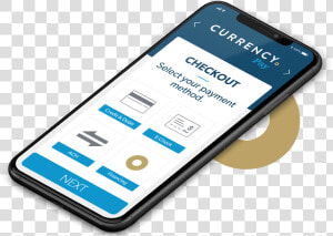 Utilize The Currencypay Mobile App To Accept Payments   Smartphone  HD Png Download