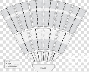 Cal Coast Open Air Theatre Seating Chart   Sdsu Open Air Theater Seating Chart  HD Png Download