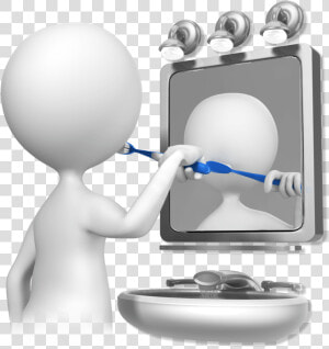 Even Teeth Brushing Can Become Addictive   3d Stick Figure Gif  HD Png Download