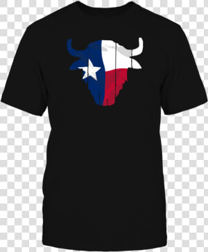 Texas Buffalo Skull Flag T Shirts T shirt  Texas Buffalo   Emblem  HD Png Download