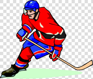 Free Hockey Player Vector Art Clip Art Image From Free   Hockey Players In Cartoon Png  Transparent Png