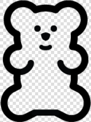 Clip Art I M A Gummy Bear Gummi Candy   Gummy Bear Png Black And White  Transparent Png