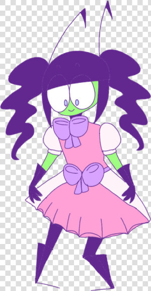 Do Not Tag As Trans Girl Zim He Is Crossdressing zim    Illustration  HD Png Download