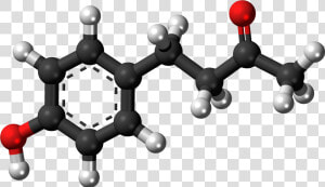 Raspberry Ketone 3d Ball   Raspberry Ketones Chemical Structure  HD Png Download