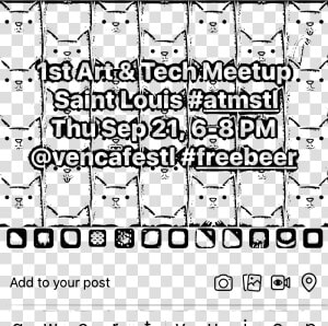 1st Atmstl Art Tech Meetup In Stl   Illustration  HD Png Download