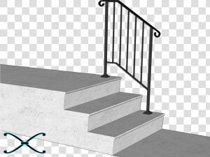 Outdoor Handrail For Steps  HD Png Download