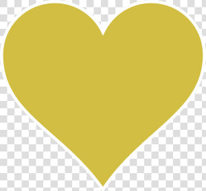 Gold Heart Yellow Svg Clip Arts   Gold Heart Clip Art  HD Png Download