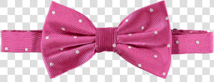 Bow Tie Silk Pink Spotted   Paisley  HD Png Download