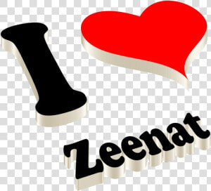 Zeenat Heart Name Transparent Png   Loku Name  Png Download