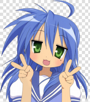 Lucky Star Konata Pose  HD Png Download