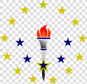 Torch Svg Clip Arts   1776 Betsy Ross Star Png  Transparent Png