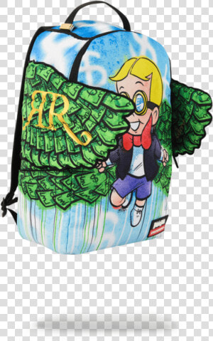 Backpack Clipart Transparent   Sprayground Richie Rich Wings  HD Png Download