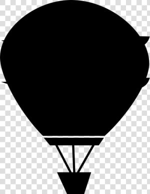 Hot Air Balloon Silhouette Png   Png Download   Hot Air Balloon Black  Transparent Png