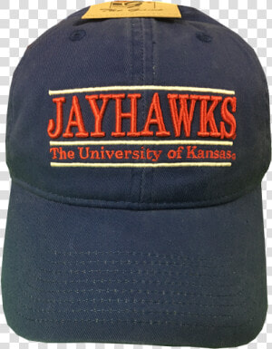 Ku Bar With Jayhawk Adjustable Royal Cap   Baseball Cap  HD Png Download