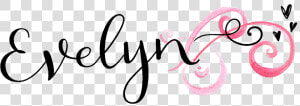 Firmas Con El Nombre De Evelyn  HD Png Download