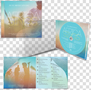 Cd In Jewel Case W clear Tray 8 Panel Booklet   Brochure  HD Png Download