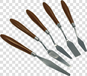 5 Piece Artist Spatula Set   Trowel  HD Png Download