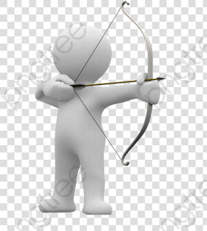 Bow Black And White Clipart Archery   Anak Panah  HD Png Download