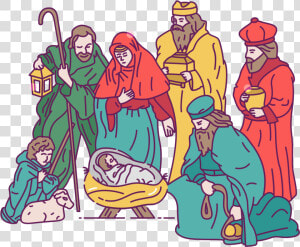 Jesus Birth Clipart Hd  HD Png Download