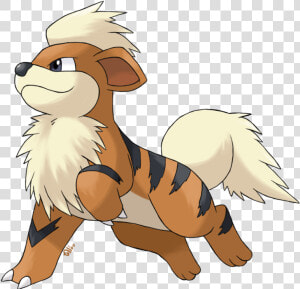 Caninos   Pokemon Growlithe  HD Png Download