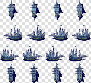  xp  Pirate Rtp Style Battler  amp  Sprites By Mercenarygirls   Pirate Ship Sprite Sheet  HD Png Download