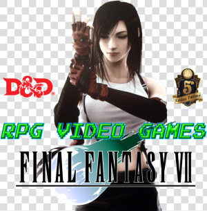 Final Fantasy 7 Tifa Lockheart Dnd 5e   Tifa Lockhart In Game  HD Png Download