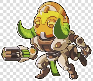 Overwatch S Newest Character Orisa Now In Spray Form   Overwatch Orisa Cute Spray  HD Png Download