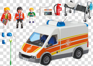 Playmobil Ambulance With Lights And Sound   Ambulance Playmobil  HD Png Download