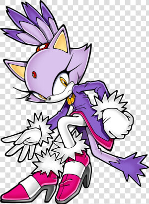 New Blaze Pose   Blaze The Cat Png  Transparent Png