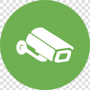 Surveillance Equipment Icon   White Security Camera Icon  HD Png Download