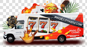 Magic City Casino Shuttle Bus   Commercial Vehicle  HD Png Download