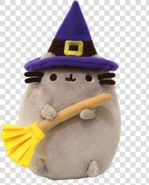 Pusheen Halloween Witch Small   Pusheen Witch Plush  HD Png Download