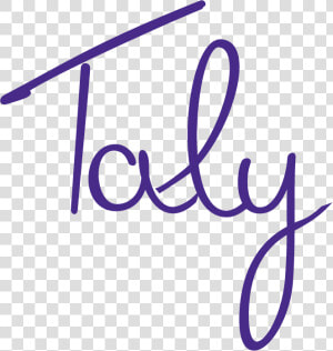 Taly Logotype   Calligraphy  HD Png Download