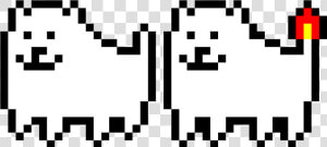 Annoying Dog Sprite Transparent   Png Download   Undertale Dog Png  Png Download