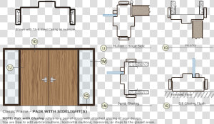 Timely Steel Prefinished Door Frames  Classic Series   Hollow Metal Door Frame Details  HD Png Download