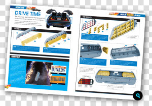 Build Delorean Issue 1 Instructions  HD Png Download