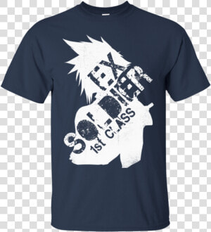 Cloud Strife Exsoldier White Cloud Strife T Shirt  amp    T shirt  HD Png Download