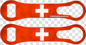 Switzerland Grunge Flag Kolorcoat™ V rod® Opener   Cross  HD Png Download