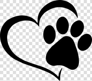 Transparent Paw Print   Heart Cat Paw Print  HD Png Download