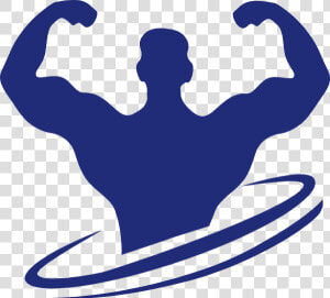 Free Online Male Man Characters Muscles Vector For   Body Builder Logo Png  Transparent Png