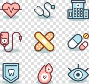 Essential Set   Healing Icons  HD Png Download