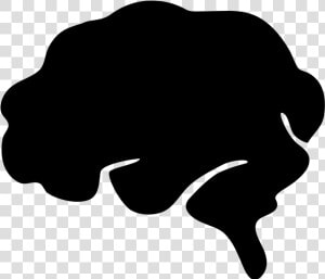 Brain Download Vector Free Png   Brain Silhouette Transparent Background  Png Download